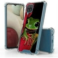 thumbnail image 1 of GB Hybrid Slim [Scratch-Proof] Hard Back Cover Case w/Flexible Bumper Compatible with Samsung Galaxy A32 5G - Tree Frog, 1 of 5