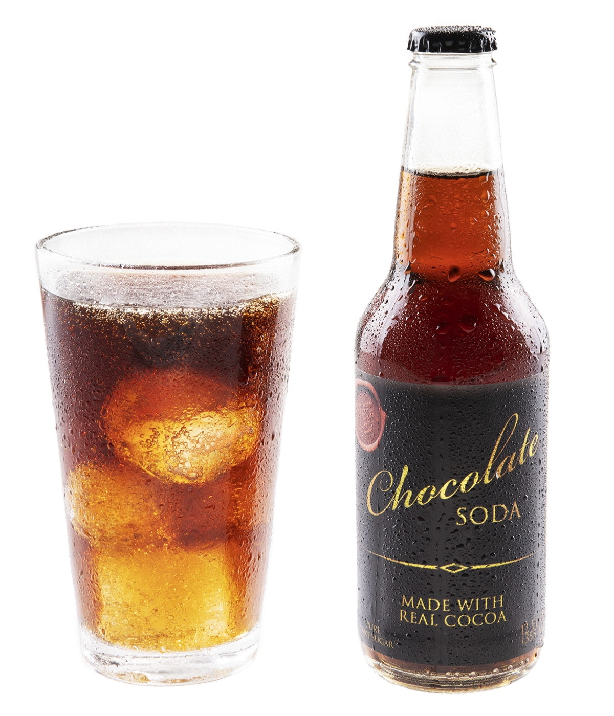 Chocolate Soda Pop A delicious carbonated drink made with real cocoa