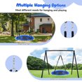 thumbnail image 2 of KloKick 700lbs 40" Saucer Tree Swing for Kids & Adults – Durable Outdoor Swing with LED Lights, 2 Tree Hanging Straps. Blue, 2 of 8