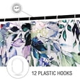 thumbnail image 4 of Cortina de ducha floral de primavera para baño, juego de cortina de ducha con ganchos, 71.7 x 71.7 in, 4 of 5