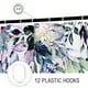 thumbnail image 4 of Cortina de ducha floral de primavera para baño, juego de cortina de ducha con ganchos, 71.7 x 71.7 in, 4 of 5
