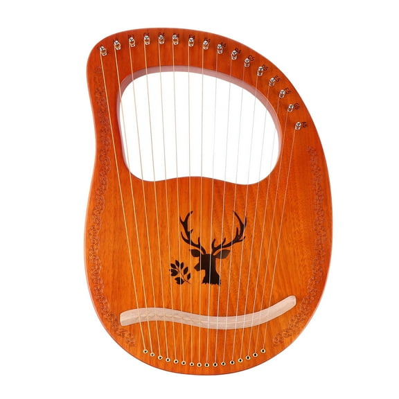 Soimiss Folk Musical Instrument Lyre Harp Metal Gift Giving 1Pack