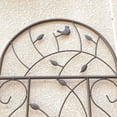 thumbnail image 3 of 2-Pack Brown Metal Garden Trellis - 86.7" Tall Outdoor Plant Support. Rustproof Iron Trellis for Climbing Flowers. Vintage Style for Garden &amp; Patio., 3 of 12