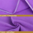 thumbnail image 2 of [Pillowcase]-Ultra Soft Brushed Microfiber Pillowcases Set, Cozy Machine Washable Bed Pillow Cases, Queen Size, Purple, 4 Piece, 2 of 5