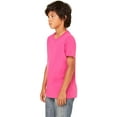 thumbnail image 3 of Bella Canvas Jersey Short-Sleeve Tee 3001Y, XL, Berry, 3 of 6