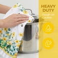thumbnail image 6 of Unique Bargains 2Pcs Floral Microfiber Absorbent Soft Towels Multi-Color 3 24" x 16", 6 of 8