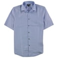 thumbnail image 1 of Alfani Mens Vasper Twill Button Up Shirt, Blue, Small, 1 of 1