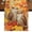 Amber Orange, variant on Fall Owl Table Runner 108 Inches Long,Orange Maple Leaf Botanical Thanksgiving Cotton Linen Table Runners Dresser Scarves,Fabric Tabletop Scarf Furniture Cover for Home Dinner Party 13"x108"