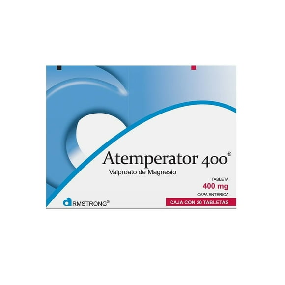 Atemperator tabletas con capa entérica 20 pzas de 400 mg c/u