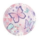 thumbnail image 2 of Juego de artículos para fiesta con tema de mariposas B, suministros para fiesta de cumpleaños de mariposas, juego de vajilla de colores, platos desechables de 7 pulgadas 10 piezas, platos de 9 pulgada, 2 of 6