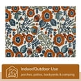 thumbnail image 4 of Well Woven Muriel Ivory Floral Indoor/Outdoor High-Low Pile Area Rug 6'7" x 9'6", 4 of 10