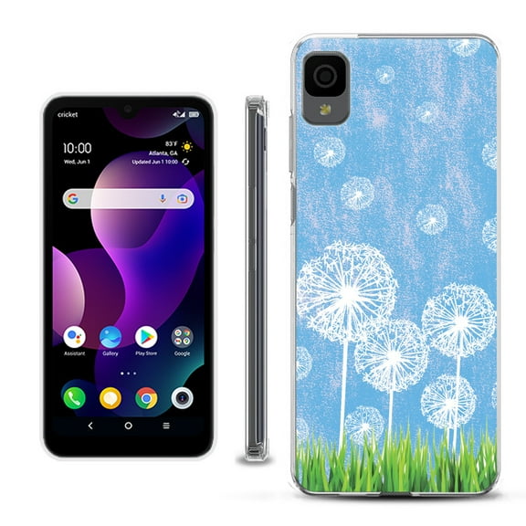 Slim-Fit Gel TPU Phone Case for TCL 30Z / 30 Z / 30 LE, by OneToughShield ® - Dandelion Sky