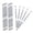 3 Point, variant on FVDPWYE 50 Pieces Thermal Binding Strips Hot Melt Sticky Strips Bookbinding Repair Tapes 3 Point