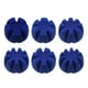 thumbnail image 1 of 6 piezas de bases de flores reutilizables de silicona para moldear velas y jabón con resina epoxi. Azul, 1 of 9