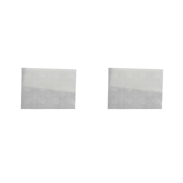 Kearding Pegamento punto transparente joyería blanco copos de nieve globo accesorio adhesivo cera sello pegatinas ventana colgante cinta Type1 NO1