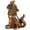 E, variant on 1PC Antique Style Brass Dragon Turtle Figurine, 1.38 Inch Chinese Feng Shui Lucky Charm Ornament for Home Office Desk Decor