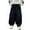 Blue, variant on MDUKONU Boys Cargo Denim Pants Kids Wide Leg Oversized Jeans High Waist Jeans with Pockets Size: 6-7 Years Blue