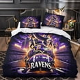 thumbnail image 1 of Baltimore Ravens Bedding Set Duvet Cover Without Filler, 1 of 6