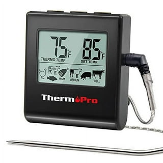 ThermoPro TP620 Thermometre Cuisine Professionnel à Lecture Instantanée,  Termometre Cuison LCD à Rétroéclairage avec Détection d72 - Cdiscount Maison