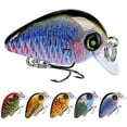 thumbnail image 2 of Bangcool 5PCS Appâts de Pêche en Plastique Réaliste Popper Leurres de Pêche Crankbaits de Pêche, 2 of 10