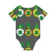 thumbnail image 2 of Rocae Spring St Patrick’S Day Irish Gnomes for Baby Climbing Clothes Soft Baby Romper for Active Infants Comfortable and Breathable Crawling Jumpsuit Unisex Baby Outfit 3 Months, 2 of 8
