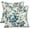 Teal, variant on Chinoiserie Pillow Cover 16x16 Inch Vintage Blue Flower Throw Pillow Covers Spring Summer Floral Outdoor Pillow Cases Cotton Linen Cushion Covers for Couch Sofa Bedroom Chinoiserie Decor (Pack of 2)