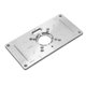 thumbnail image 5 of Aluminium Router Table Insert Plate for Woodworking Benches Milling Trimming Machine 8 Holes with Rings, 5 of 5