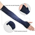 thumbnail image 3 of ALAZA Blue Web UV Sun Protection Arm Sleeves UPF 50+ Compression Cooling Sleeve 1 Pair, 3 of 7