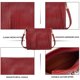 thumbnail image 3 of Bolso bandolera de piel con borlas para niña Cartera de mujer Bolso de hombro diario, 3 of 5