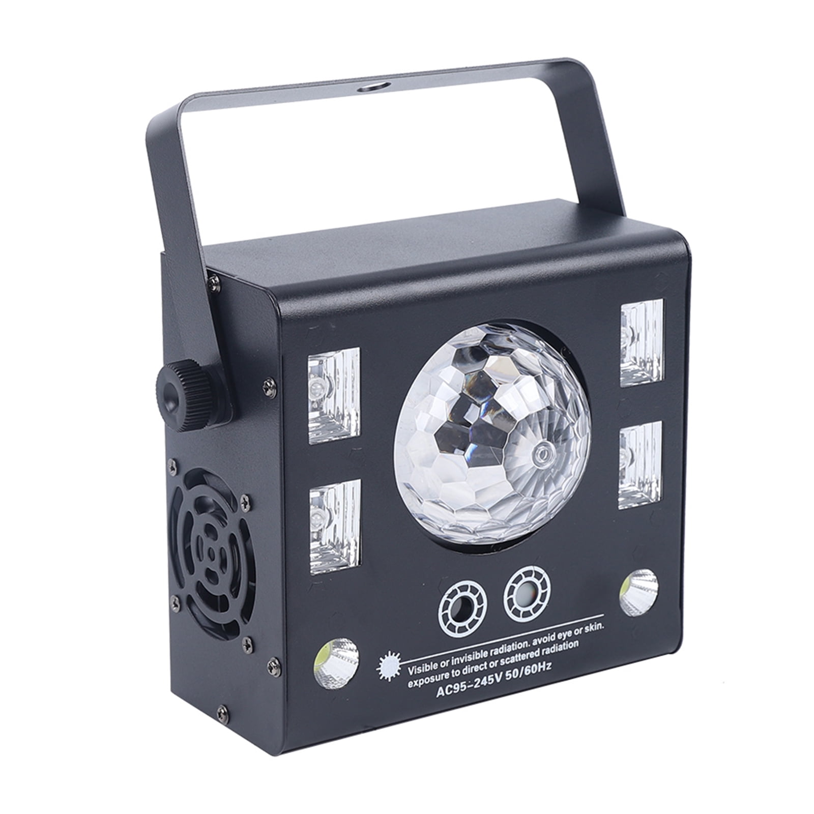 Miumaeov DJ Stage Light LED 4 in 1 Mixed Lighting Effect Strobe Ball Light Fixtures with Remote Comtrol