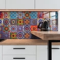thumbnail image 3 of Azulejo mexicano decorativo para pared. Para baño y cocina. Tamaño de losa 10 cm * 10 cm. Número de azulejos 24 piezas en el paquete. JAMW Sencillez, 3 of 5