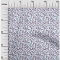 thumbnail image 2 of oneOone Rayon Violet Fabric Floral Craft Projects Decor Fabric Printed By The Yard 56 Inch Wide, 2 of 4