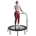 thumbnail image 4 of Stamina inMotion Trampoline D\'entraînement Physique Rond de 48 Pouces, avec Guidon Ajustable, Noir, 4 of 11