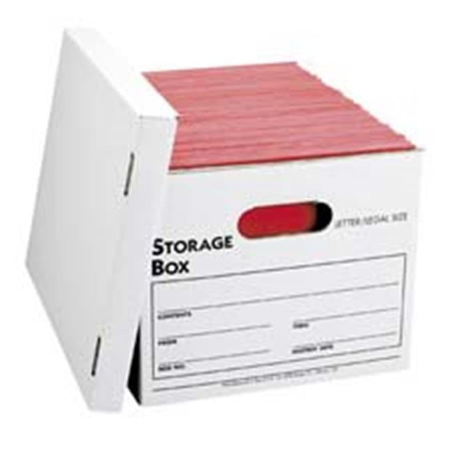 White Recycled Material Letter-Legal Storage File Box Set
