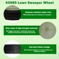 thumbnail image 4 of 44985 Lawn Sweeper Wheel & Tire Complete Assembly Set Compatible with MTD 19468S AF-44985 4636-018 (2 Pack) -  and Stable Lawn Mower Replacement Parts, 4 of 6