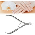 thumbnail image 3 of Pinzas para cutículas, alicates portátiles para uñas de acero inoxidable, tijeras para cutículas, herramienta de manicura y pedicura para uñas de manos y pies, 3 of 5