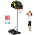 thumbnail image 1 of Costway Système de Panier de Basketball Portable et Ajustable de 4,25 à 10 Pi avec 2 Filets, Base Remplissable, 1 of 10