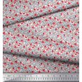 thumbnail image 2 of Soimoi Velvet Fabric Flower Artistic Decor Fabric Printed Yard 58 Inch Wide, 2 of 3