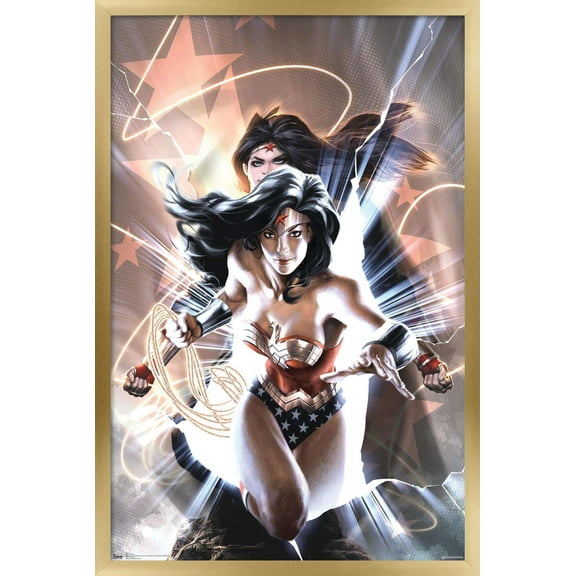DC Comics - Wonder Woman Wall Poster, 14.725" x 22.375", Framed