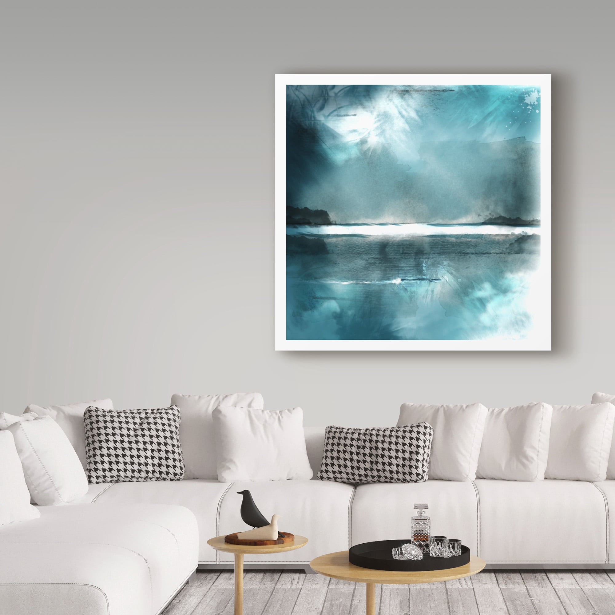 Trademark Fine Art 'The Gathering Storm Watercolor' Canvas Art by ALI Chris