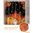 thumbnail image 6 of Thanksgiving Orange Pumpkin Shower Curtain Set ，Waterproof Fabric Shower Curtains Happy Fall Y'all Leaves Shower Curtains for Bathroom,Bathroom Decor 36"x72", 6 of 7