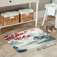 thumbnail image 2 of SPXUBZ Chinese Landscape Non Slip Flannel Floor Mat for Bathroom Kitchen Bedroom Decor 16x24 inch, 2 of 5