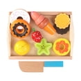 thumbnail image 2 of Juguete de Comida Imaginación, Juguete para Verduras, Juguete Montessori para , Juguetes para Alimentos Desierto 9pcs CUTICAT Juegos de imaginación, 2 of 7