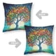 thumbnail image 2 of Life Tree Fundas de almohada de terciopelo con tema, regalos de funda de almohada, decoración para el hogar, cojín de lanzar, regalo de cumpleaños para fans y parejas. 40cm x 40cm., 2 of 6