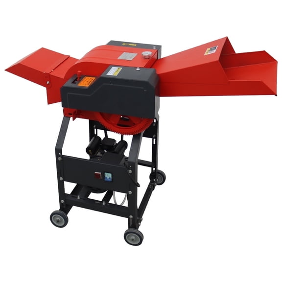 6-Blade Hay Cutter Pulverizer Straw Crusher Machine Farm Hay Chopper Shredder 220V