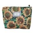 thumbnail image 2 of Bolso De Cosméticos Bolso de cosméticos con estampado de flores Bolso de almacenamiento portátil retro Suave para acampar (Estilo 1), 2 of 8