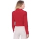 thumbnail image 5 of Día de San Patricio Chaqueta Corta Casual De Negocios De Oficina De Trabajo Sin Cuello Para Mujer Rojo S, 5 of 6