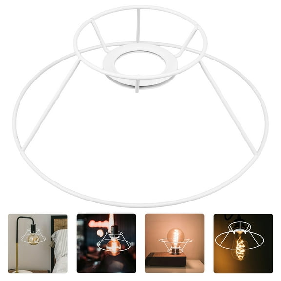 Masteelf Lampshade Frame Lamp Shade Bracket For Table Lamps Iron Lampshade Ring For Desk Lamp Shade Fitting For Floor Lamps, Lamp Accessories For Pendant Shades