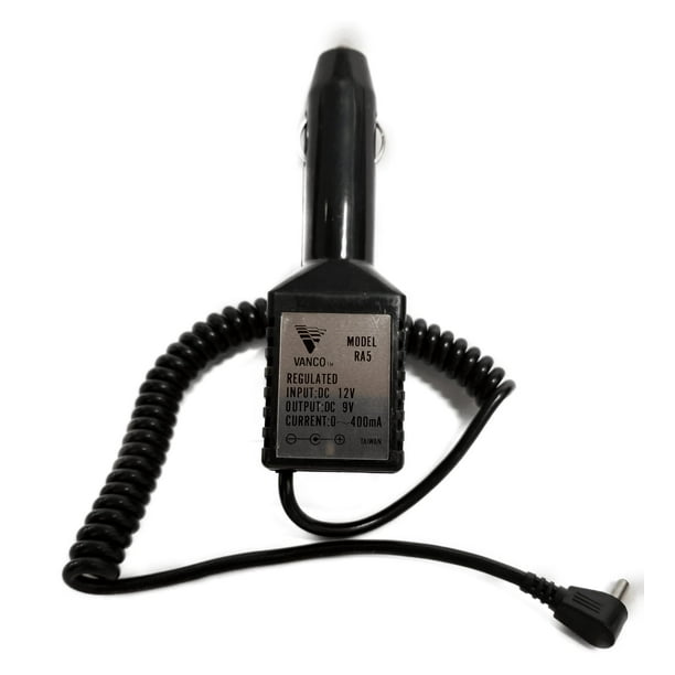 Cable de alimentación de radar Vanco 9V 1.3 mm