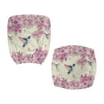 thumbnail image 6 of ZUXONGSY Hummingbird Flower Desk Chair Cover 2 PCS Office Chair Protective Cover with Elastic Bottom Skin Friendly High Back Computer Chair Cover Easy to Install Home Decor, 6 of 7